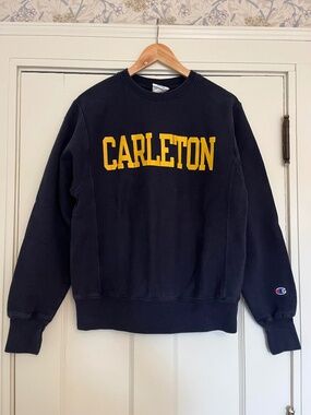 Champion Reverse Weave Carleton College Sweatshirt Size S